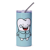 Cute Smiling Tooth Character Insulated Tumbler product